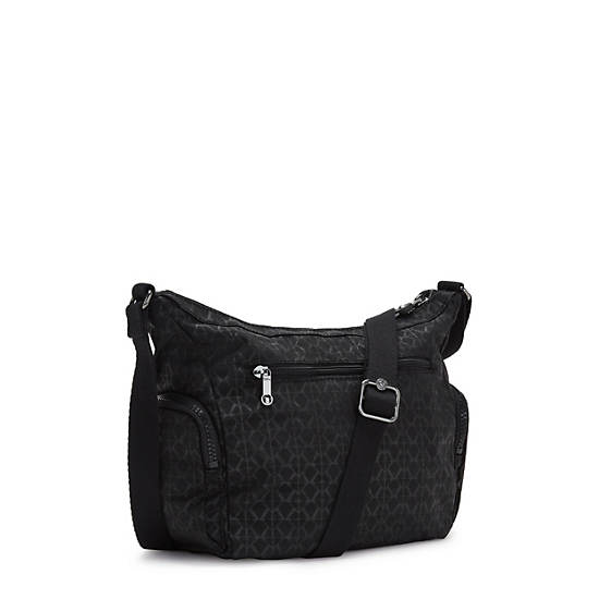 Sacs Crossbody Kipling Gabbie Small Printed Noir | FR 2068PJ